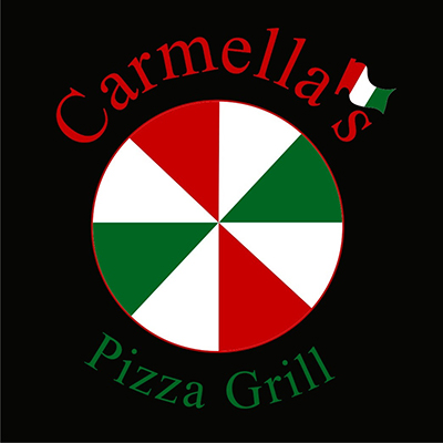 Image the original logo that Carmella's Pizza and Grill has.