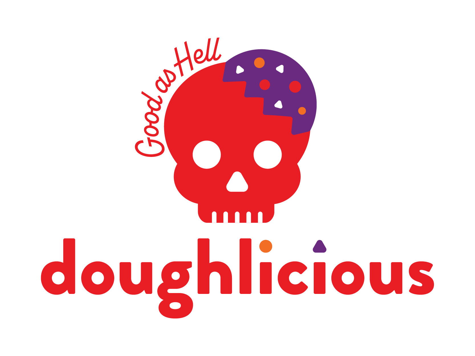 Doughlicious Cookie Dough Logo and Packaging Design Project