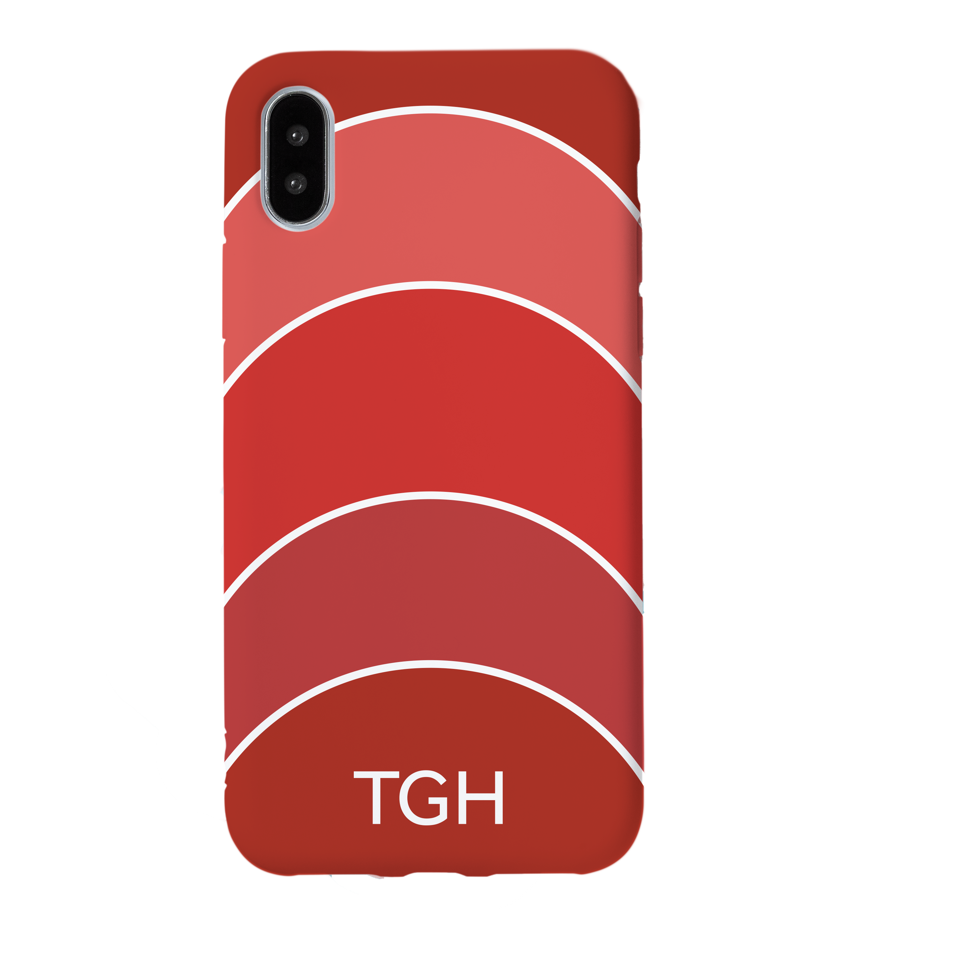 Image of The Gallery Hotel's designed red phonecase.