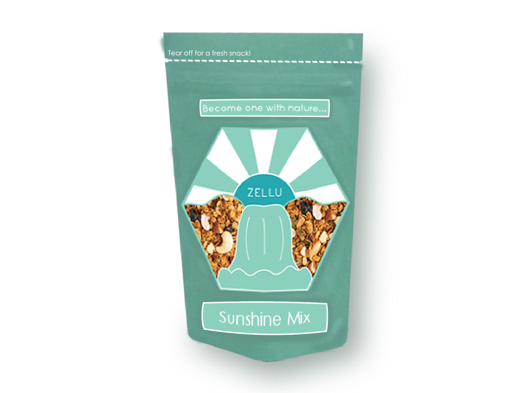 Zeelu Trail Mix Branding and Packaging Project