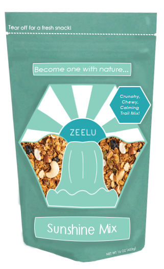 Image of Zeelu Trail Mix packaging Mockup